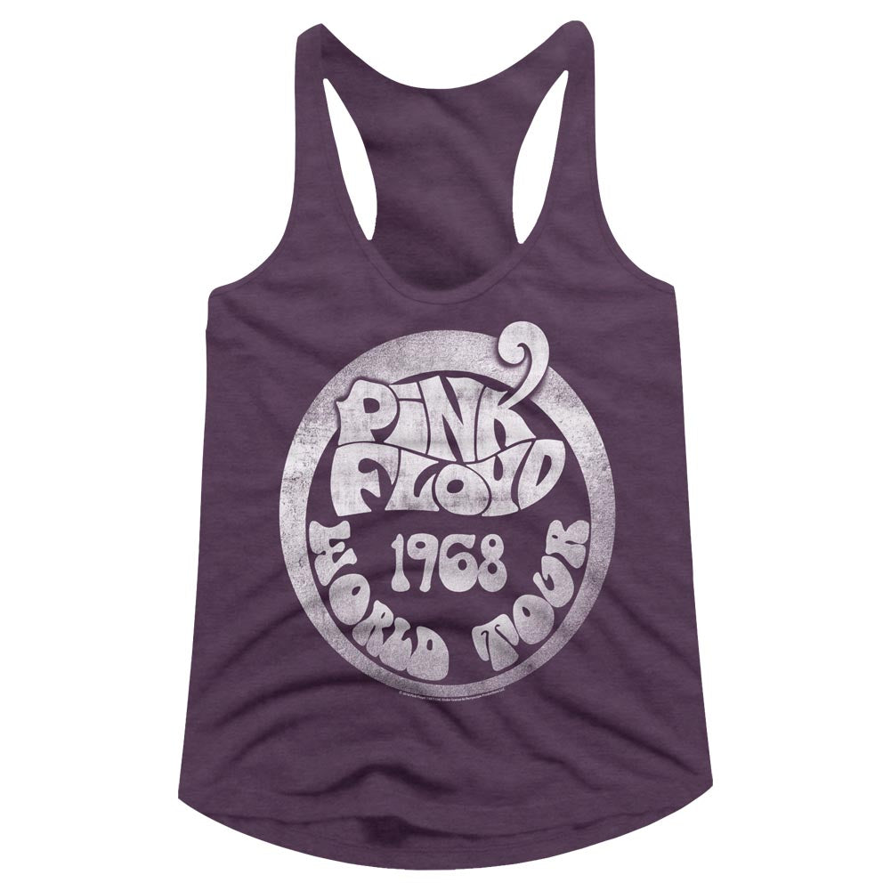 Pink Floyd 1968 World Tour Ladies Racerback