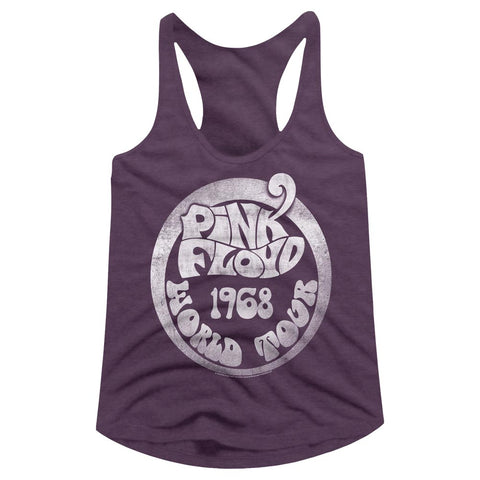 Pink Floyd 1968 World Tour Ladies Racerback