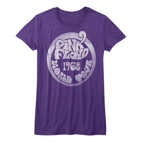 Pink Floyd 1968 World Tour Juniors T-Shirt