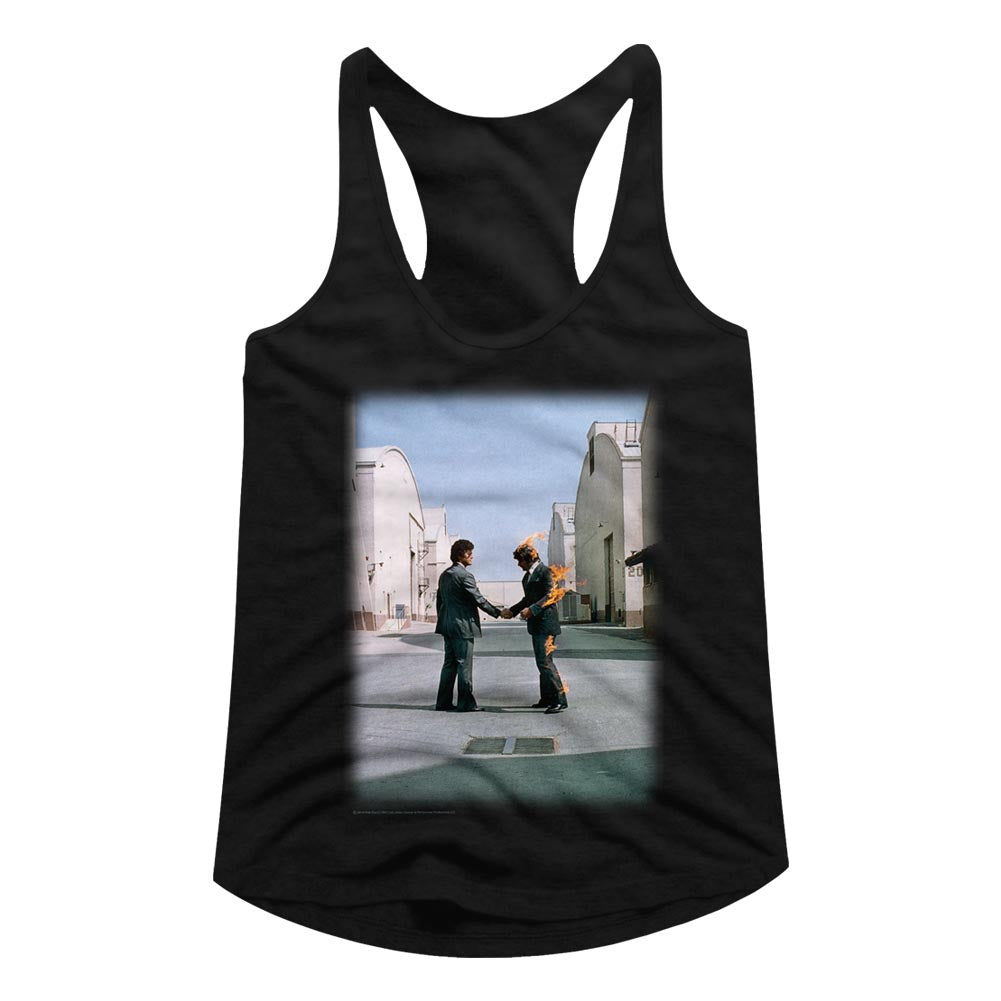 Pink Floyd Wywh Fade Ladies Racerback