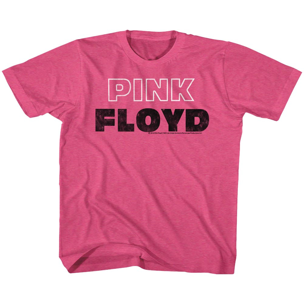 Pink Floyd Pink White Outline Toddler T-Shirt