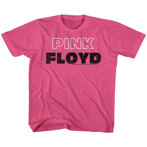 Pink Floyd Pink White Outline Toddler T-Shirt
