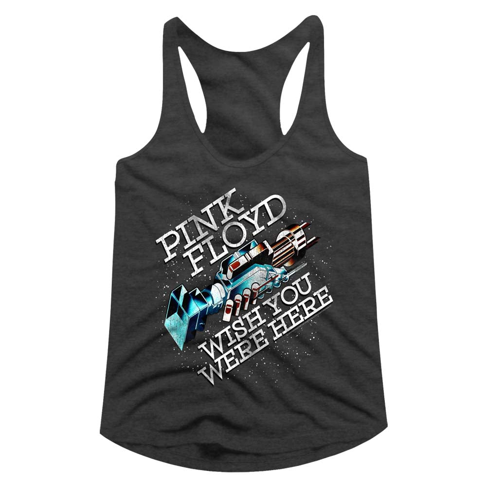 Pink Floyd Wywh In Space Ladies Racerback