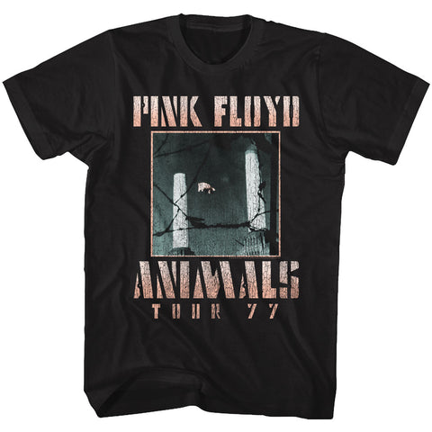 Pink Floyd Animals Tour 77 Adult T-Shirt