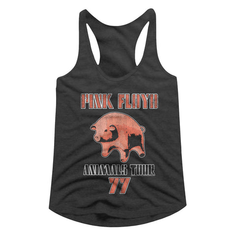 Pink Floyd Tour 77 Ladies Racerback