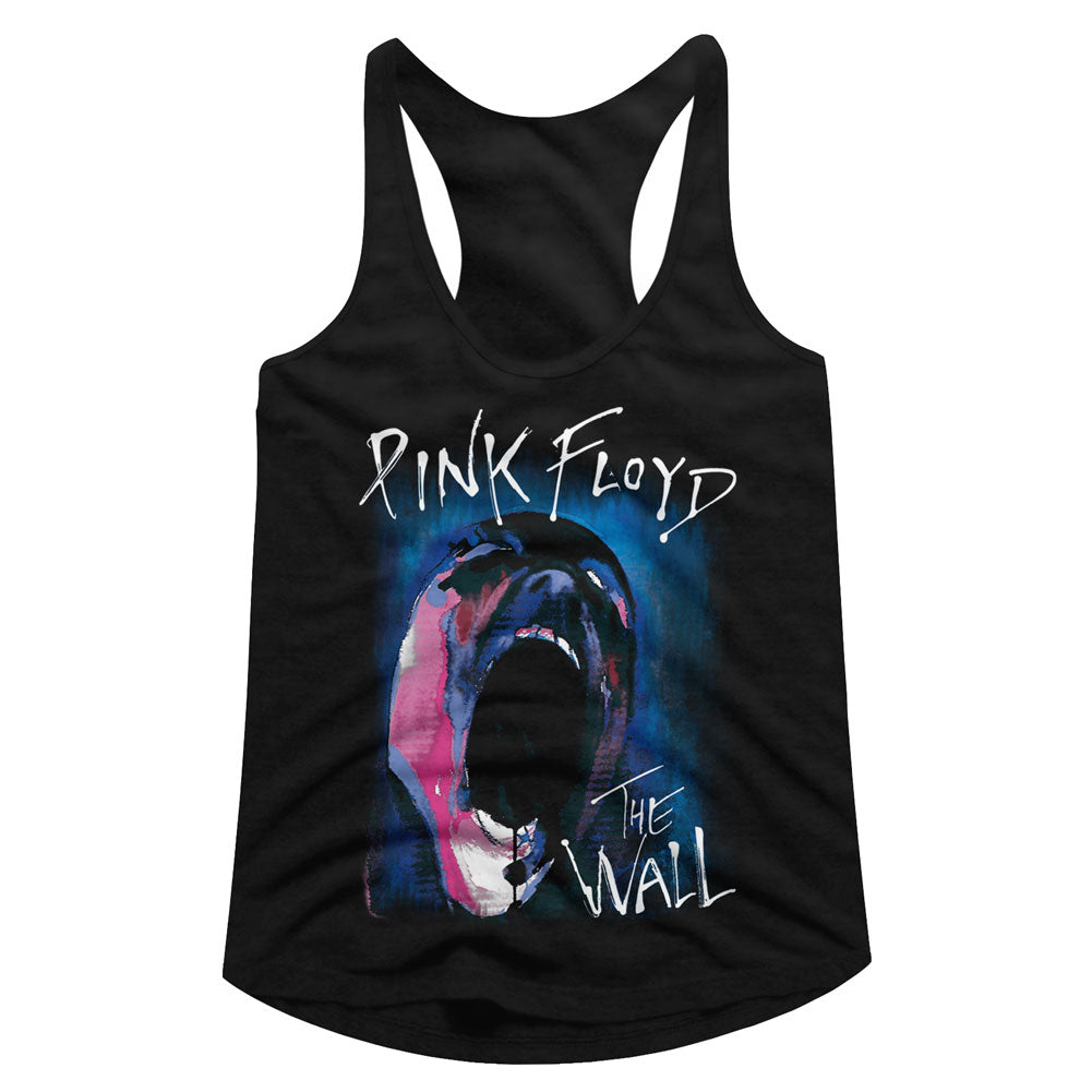 Pink Floyd Screamface Ladies Racerback