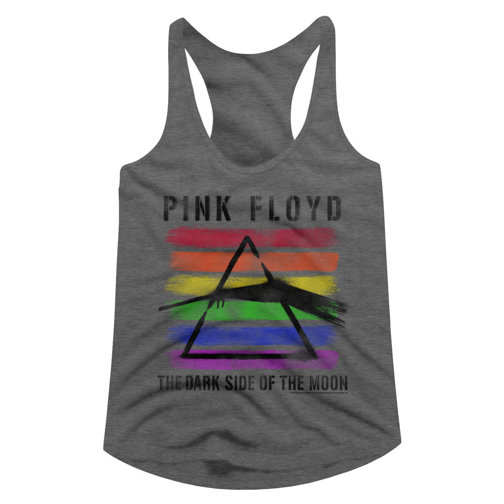 Pink Floyd Black Light Ladies Racerback