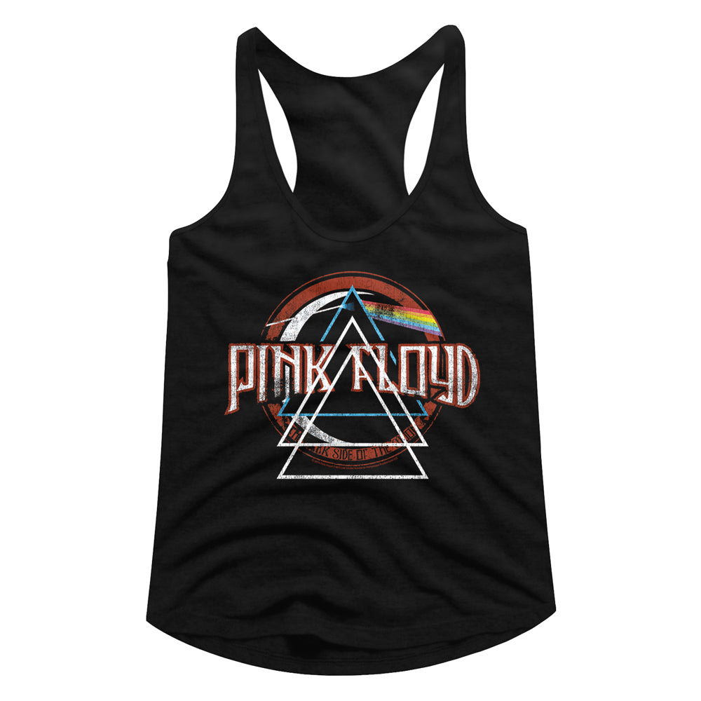 Pink Floyd Triangle Triad Ladies Racerback