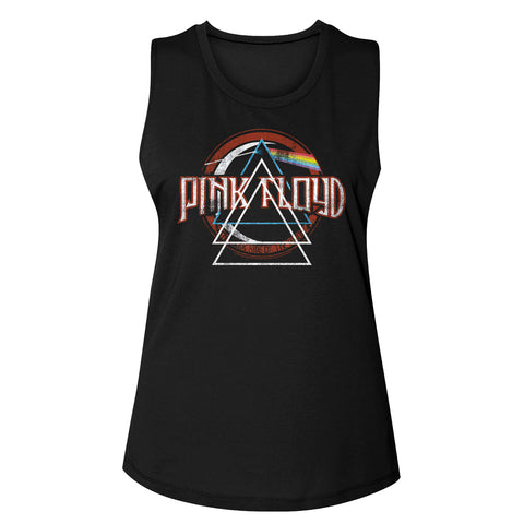 Pink Floyd Triangle Triad Ladies Tank