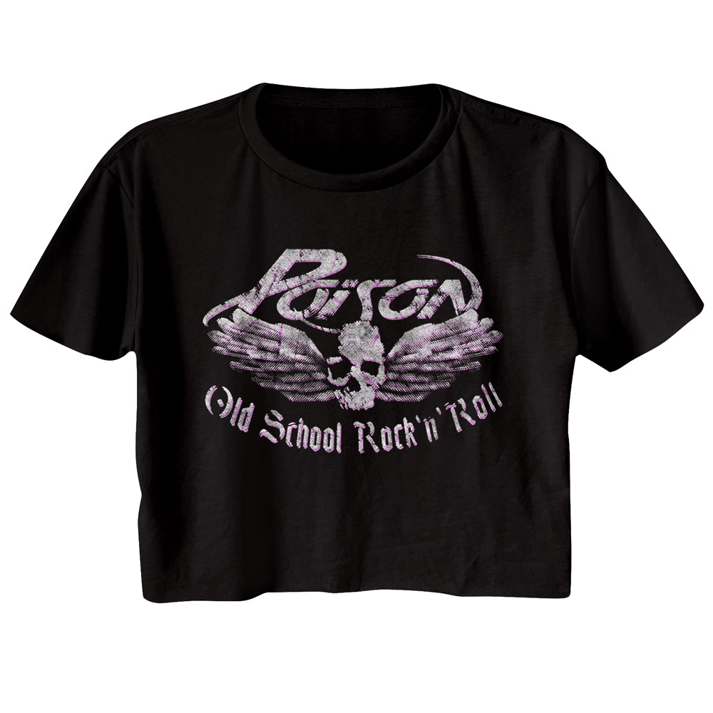 Poison Old School Rock N Roll Ladies Festical Cali Crop