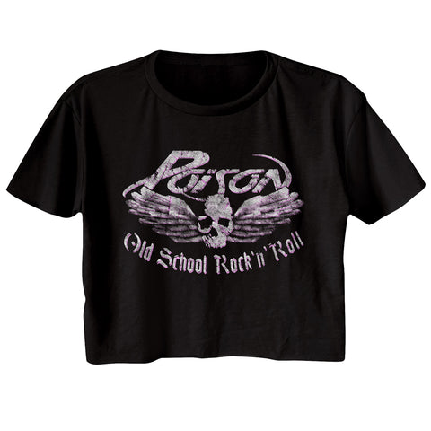 Poison Old School Rock N Roll Ladies Festical Cali Crop