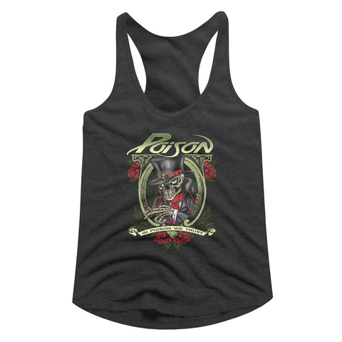 Poison In Poison We Trust Ladies Racerback