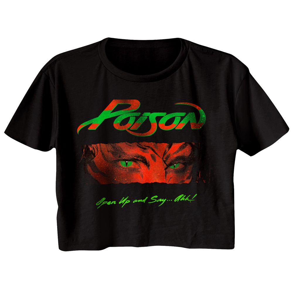 Poison Open Up And Say Ahh Ladies Festical Cali Crop
