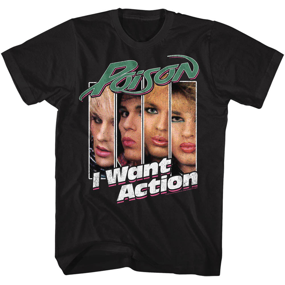 Poison Iwantaction Adult T-Shirt