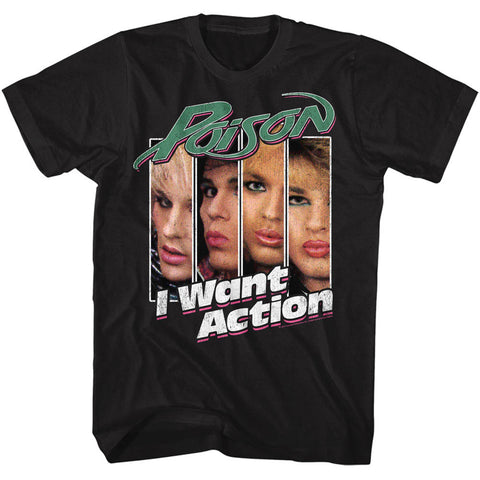 Poison Iwantaction Adult T-Shirt
