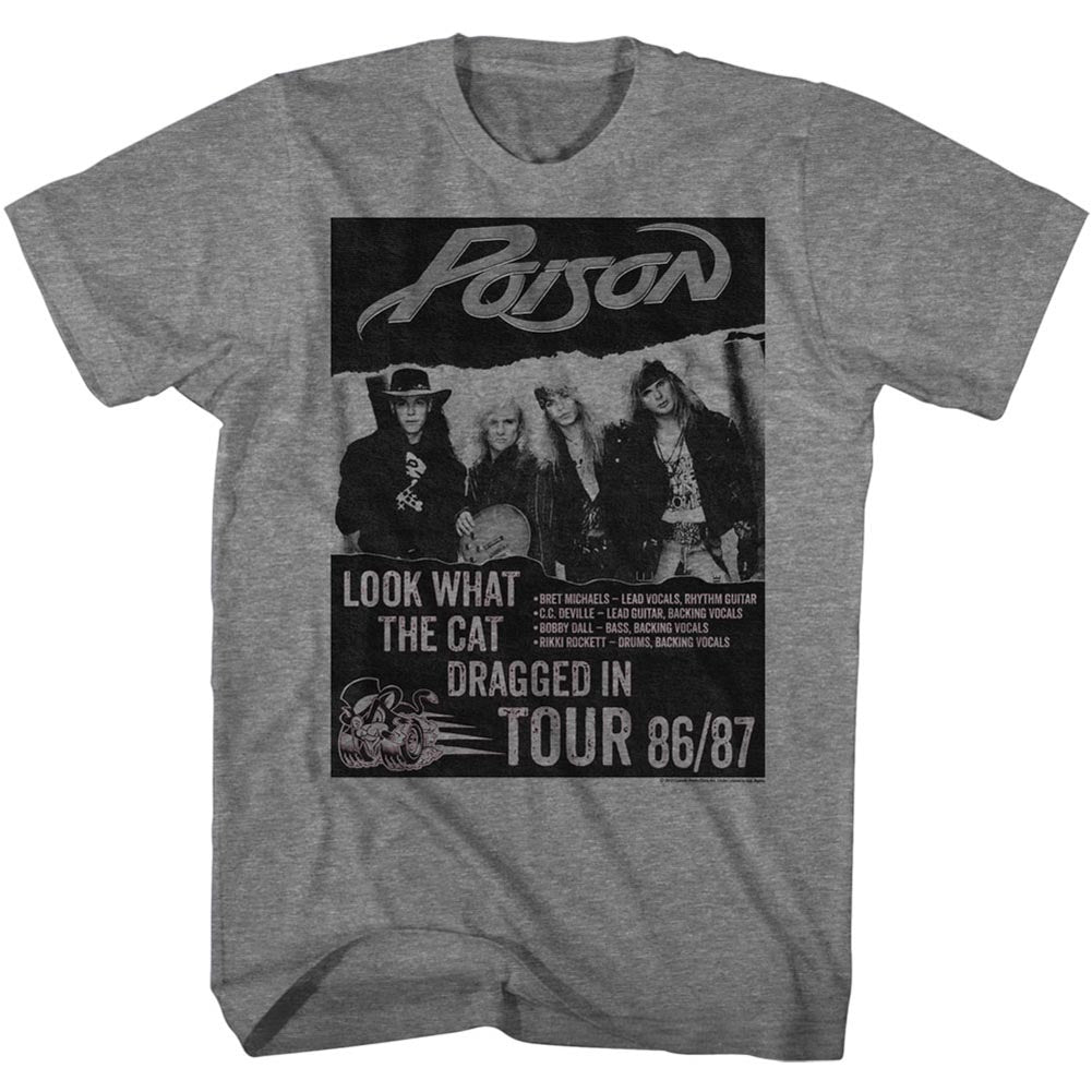 Poison Look What Tour Adult T-Shirt