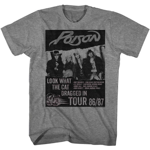 Poison Look What Tour Adult T-Shirt