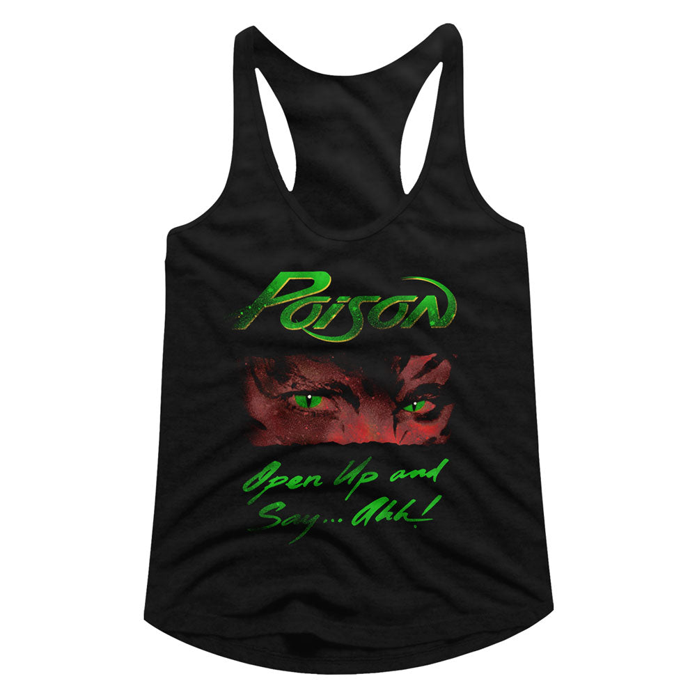 Poison Open Up Ladies Racerback