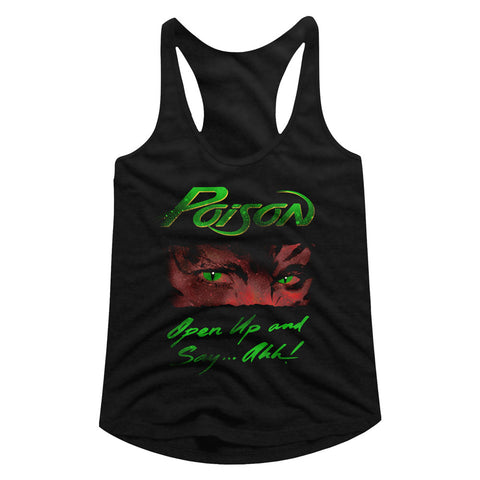 Poison Open Up Ladies Racerback