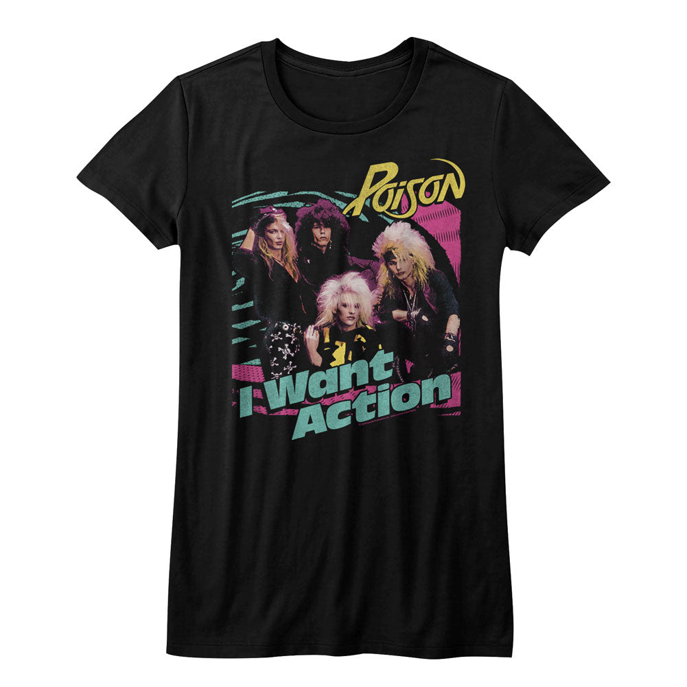 Poison Bright Action Ladies T-Shirt
