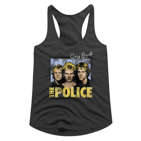 The Police Every Breath Ladies Racerback