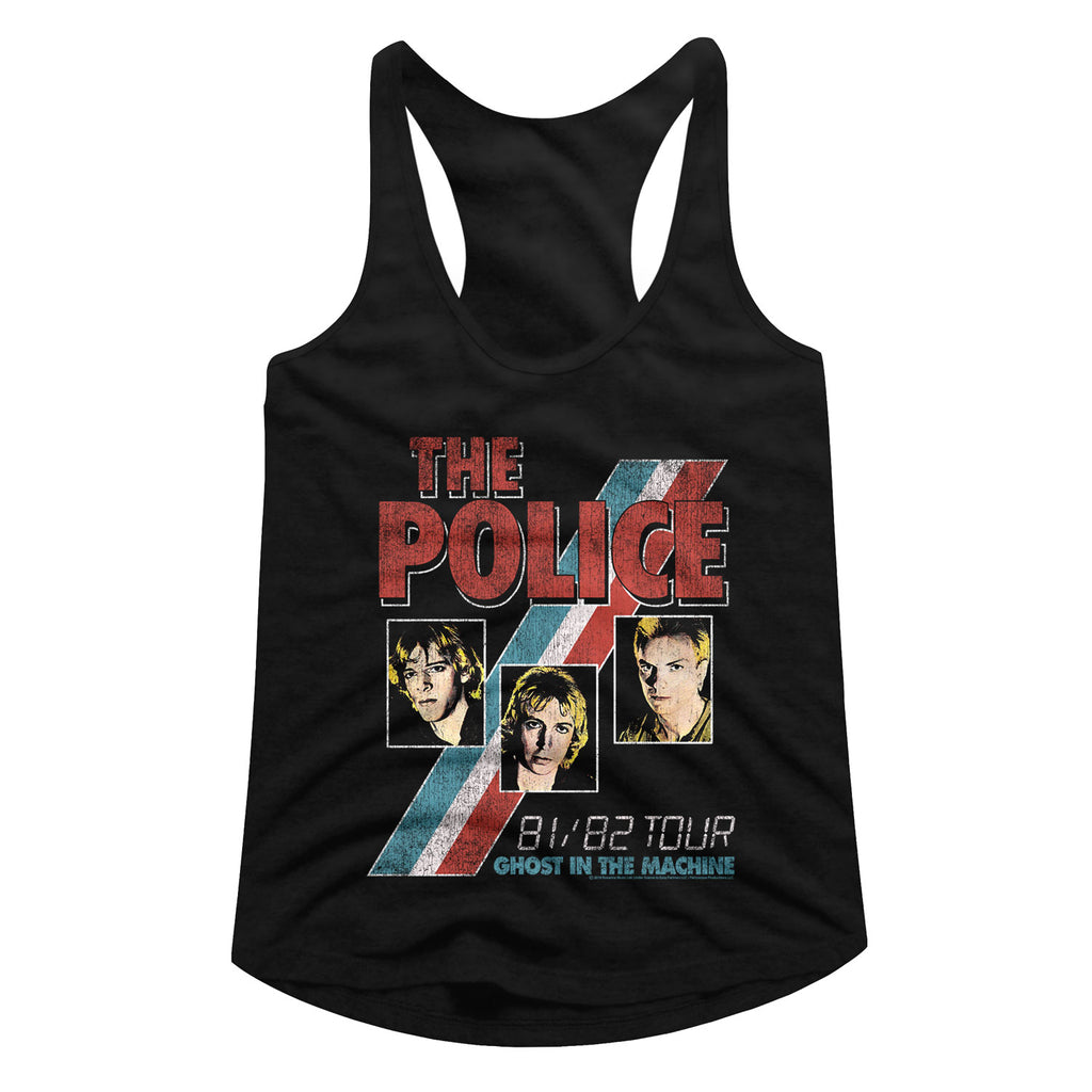 The Police Ghost In The Machine Ladies Racerback