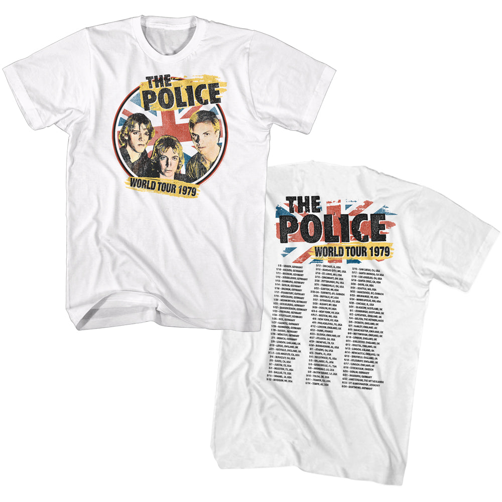 The Police 79 World Tour Adult T-Shirt