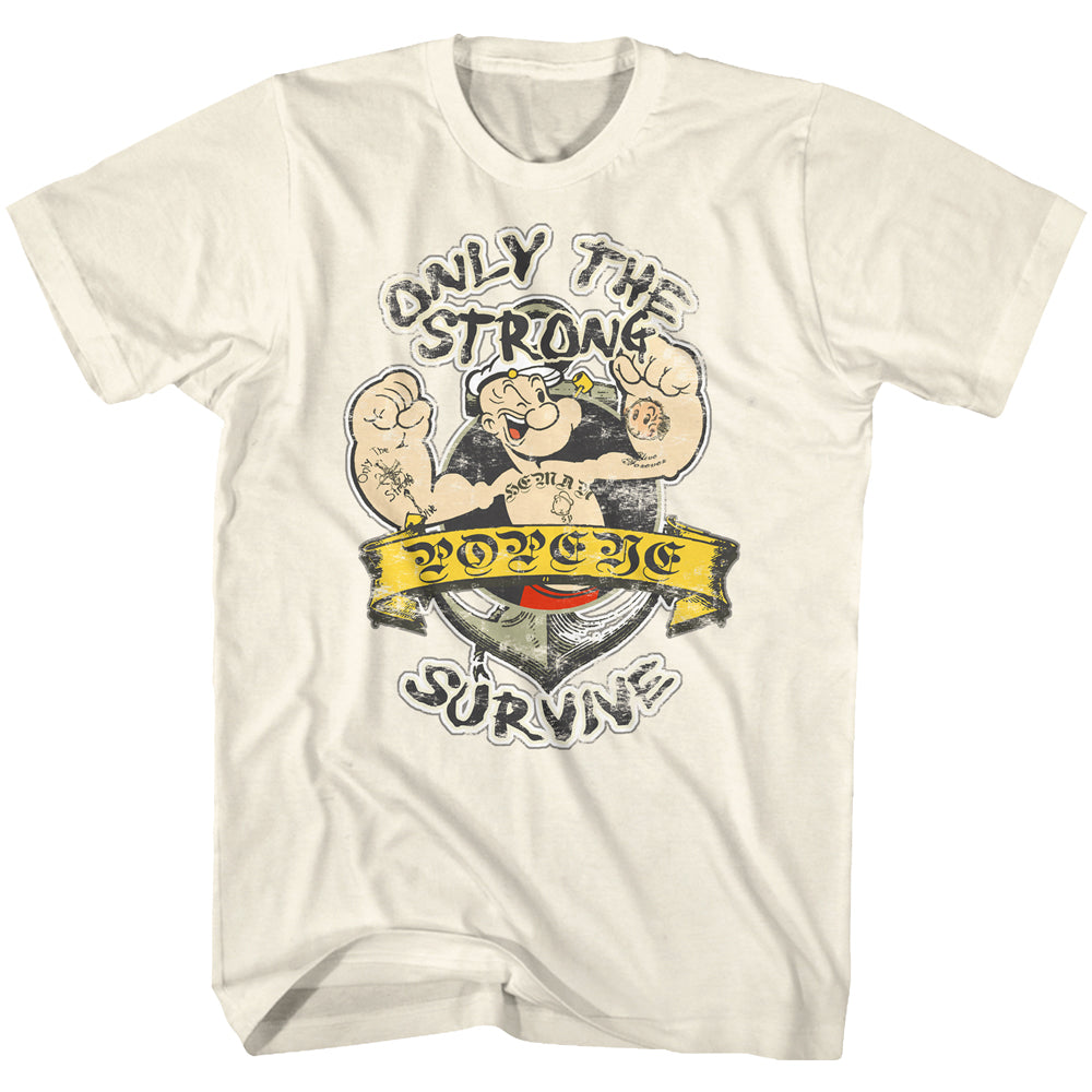 Popeye Only The Strong Men's T-Shirt