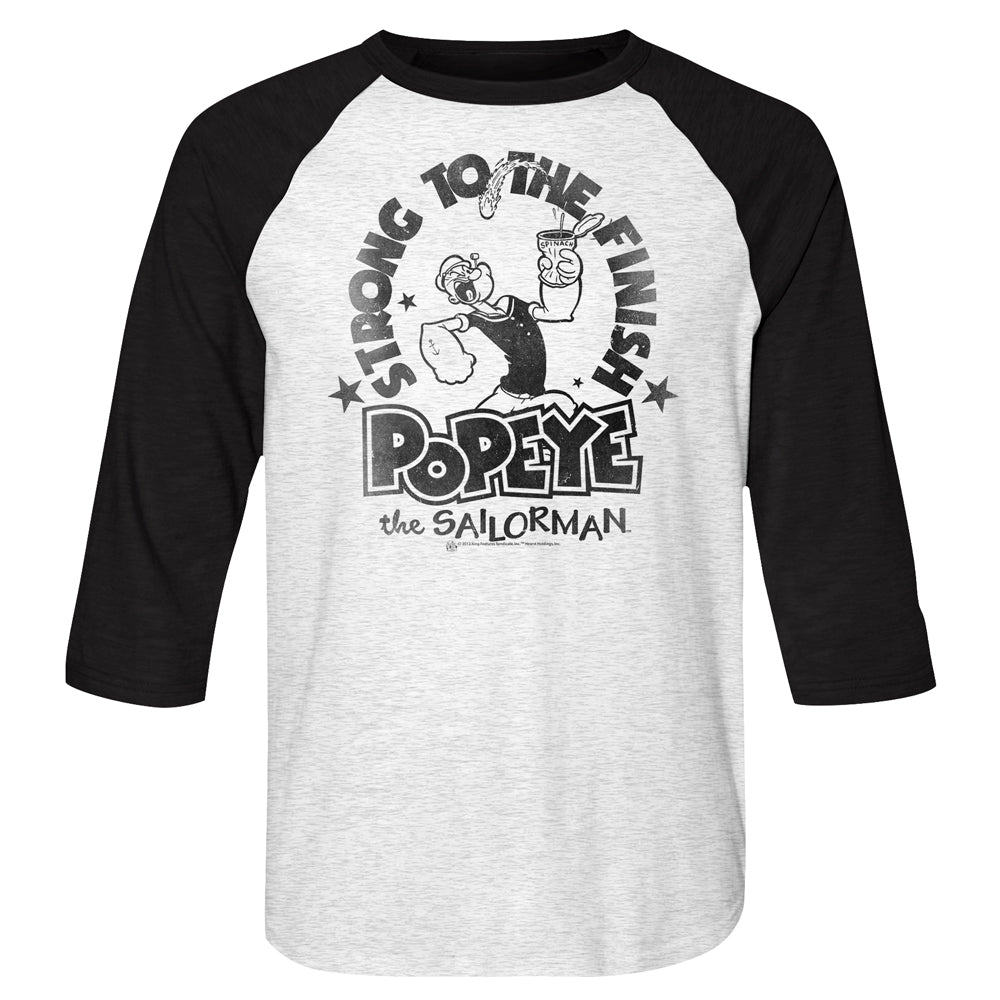 Popeye Strong Finish Men'S Raglan