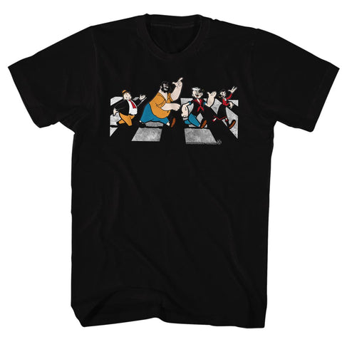 Popeye Crosswalk Men'S T-Shirt
