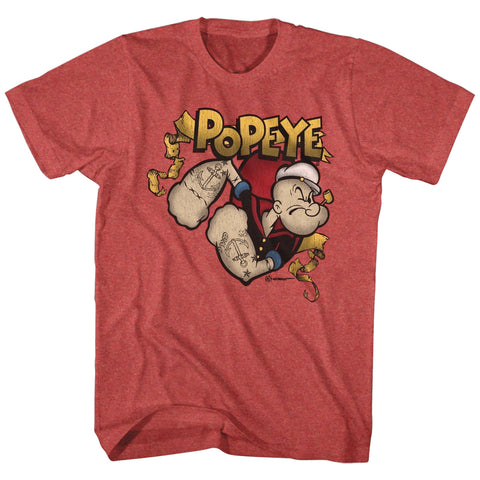 Popeye Gold Banner Men'S T-Shirt