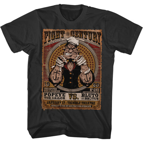 Popeye Fight Of The Century Men'S T-Shirt