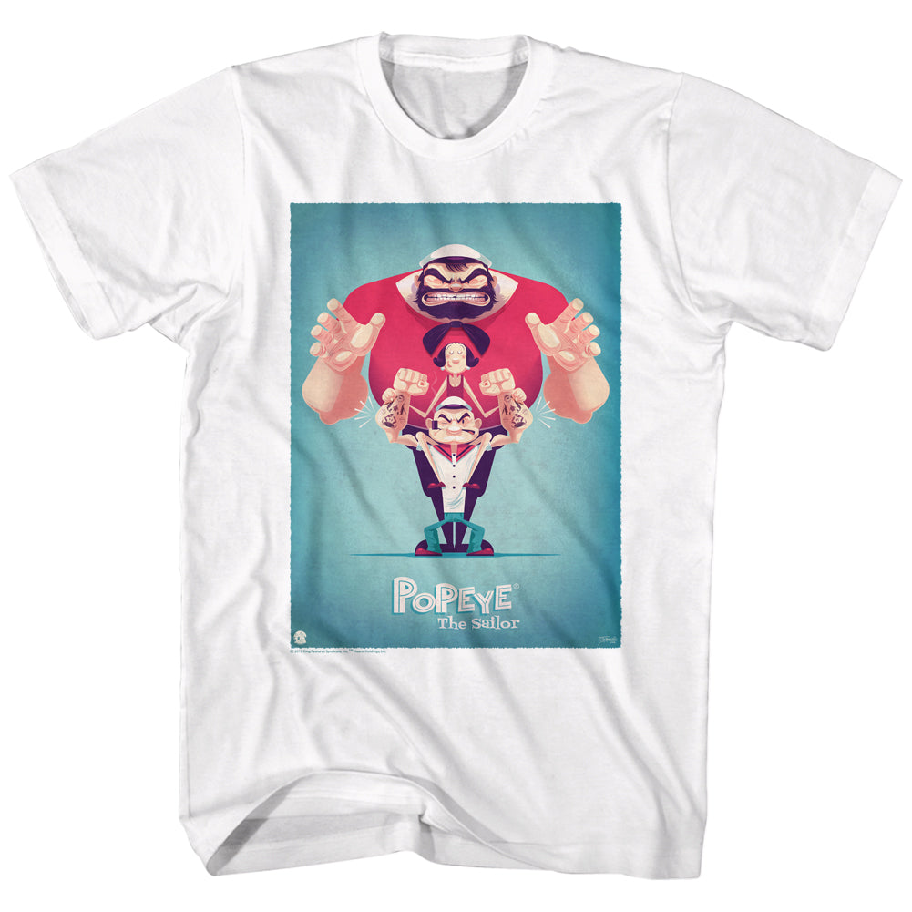 Popeye Popeye And Friends Men'S T-Shirt