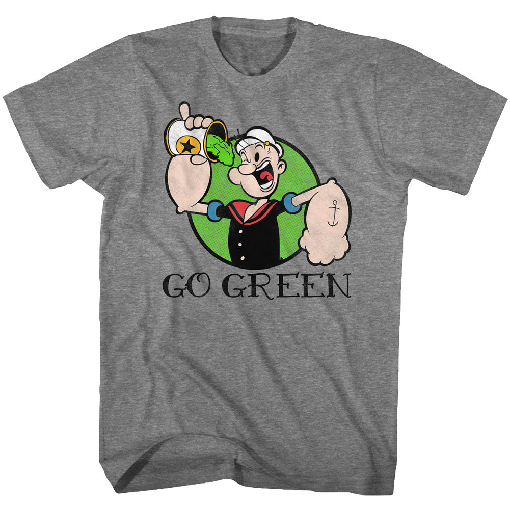 Popeye Go Green Men'S T-Shirt
