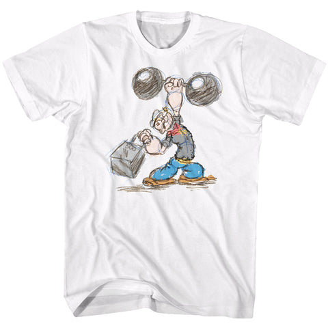Popeye Popeye Sketch Men'S T-Shirt