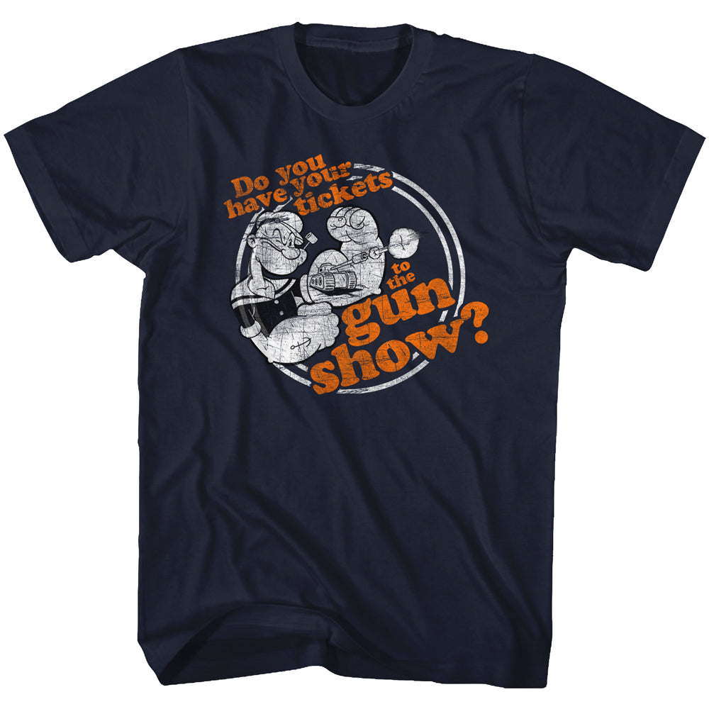 Popeye Gun Show Men'S T-Shirt