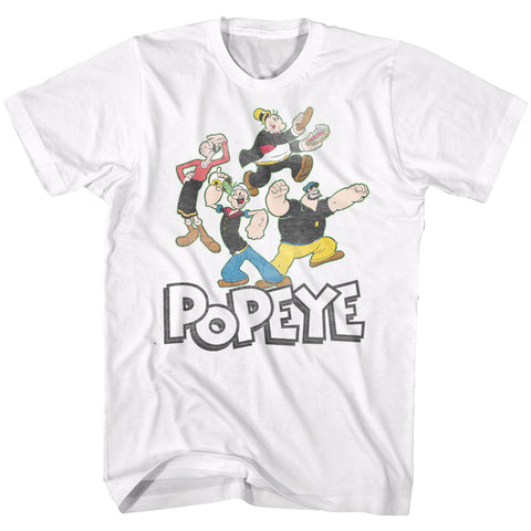 Popeye Pop Group Men'S T-Shirt