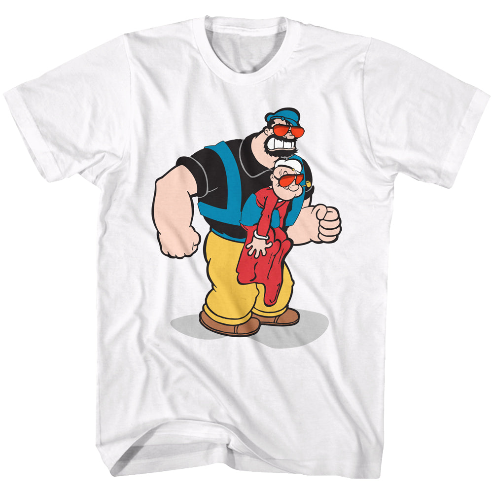 Becks Pinpoint tolv Popeye Pappa Brutus Mens T-Shirt - Kiditude