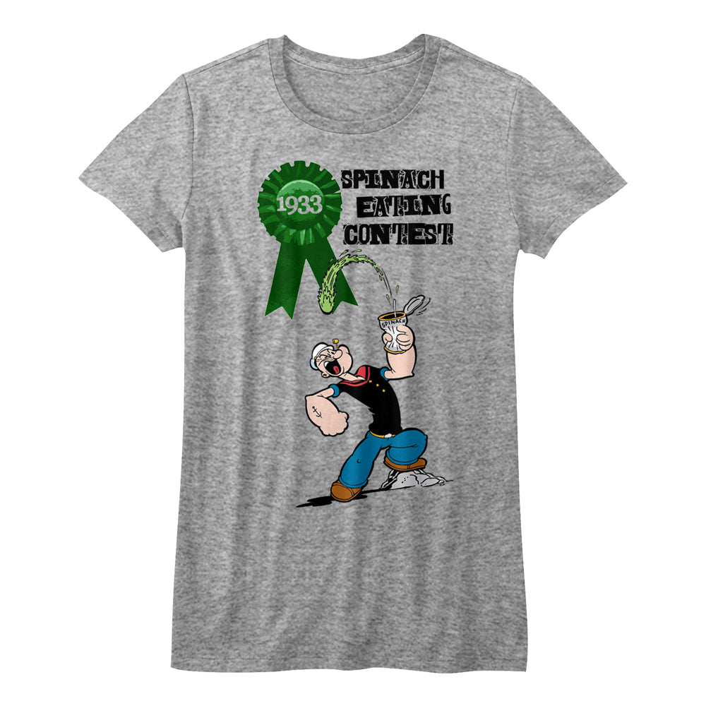 Popeye Spinach Contest Juniors T-Shirt