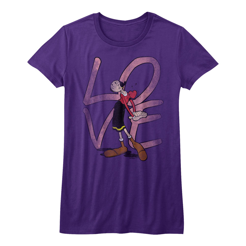 Popeye Love Juniors T-Shirt