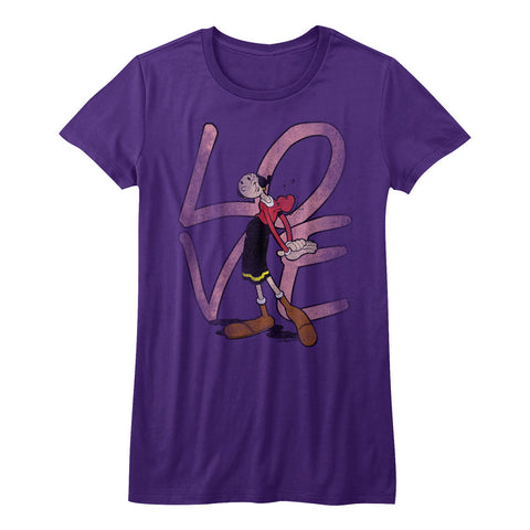 Popeye Love Juniors T-Shirt