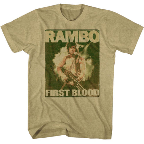 Rambo Poster Men's T-Shirt