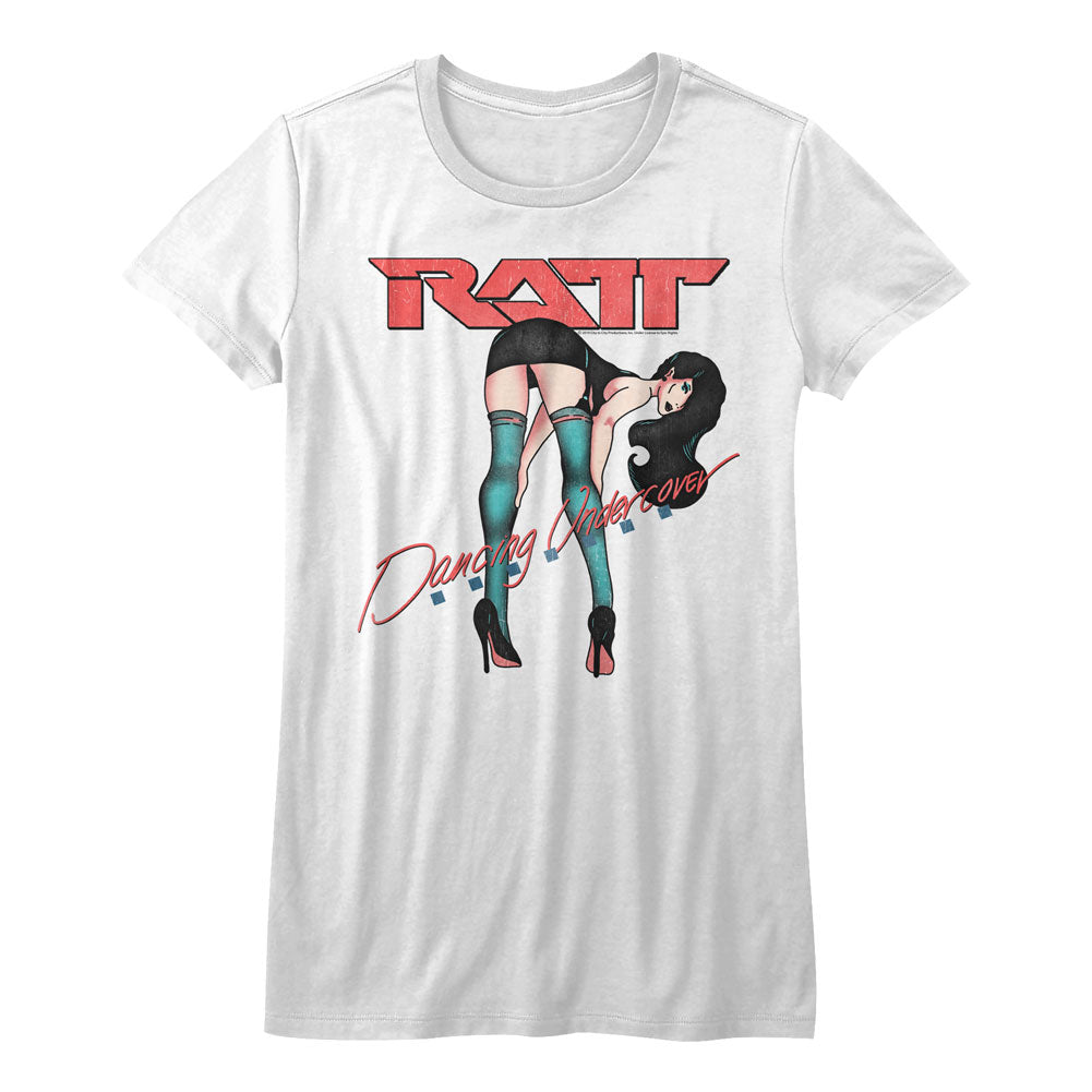 Ratt Dancing Cover Ladies T-Shirt