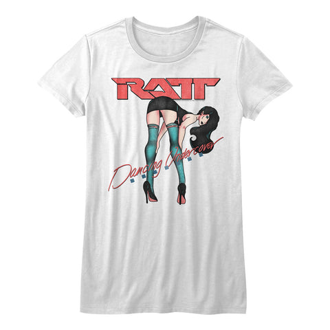 Ratt Dancing Cover Ladies T-Shirt