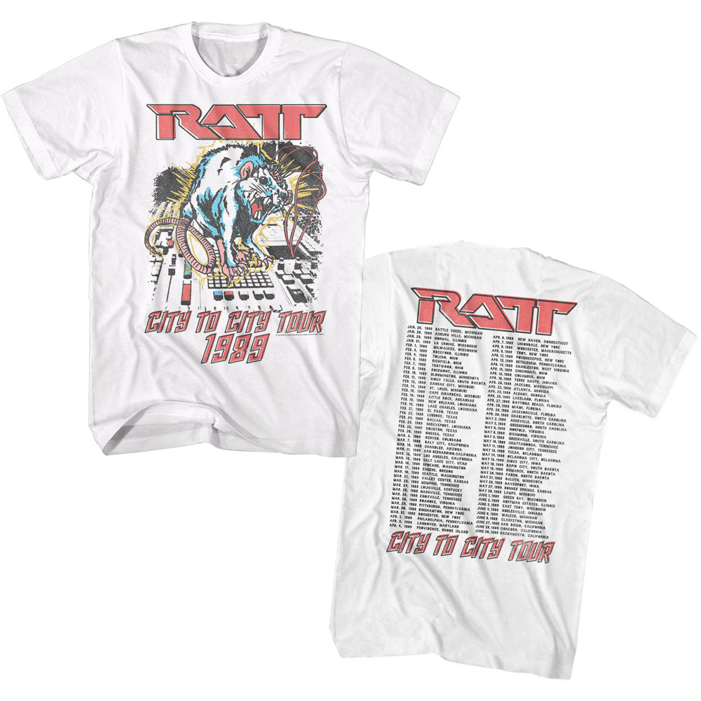 Ratt City To City Adult T-Shirt