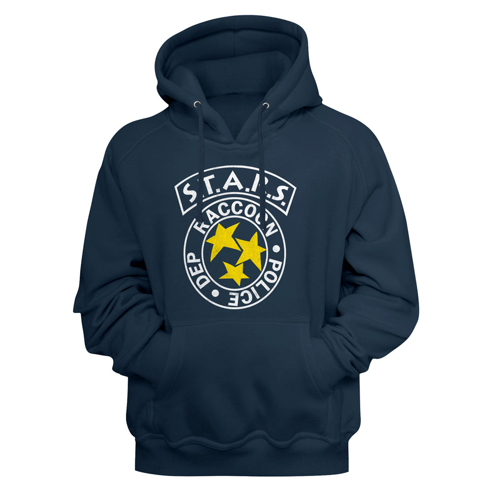Resident Evil Rpd Stars Men's Sweatshirt With Hood