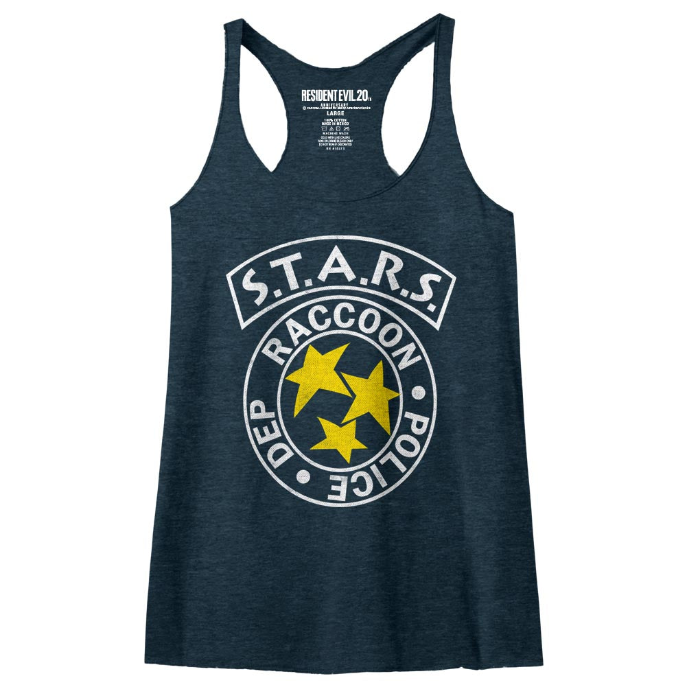 Resident Evil Rpd Stars Women's Racerback