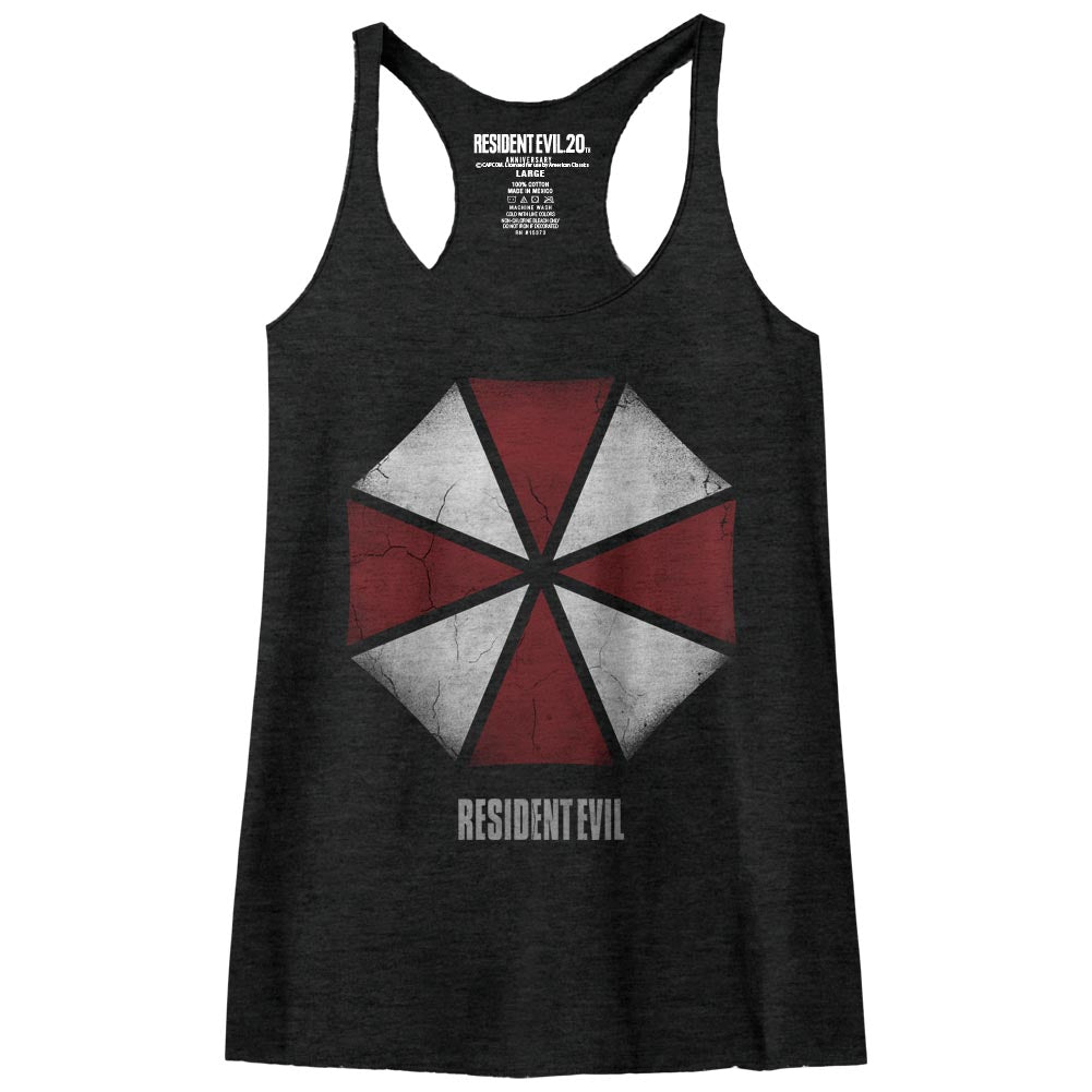 Resident Evil Umbrella Women's Raw Edge Racerback