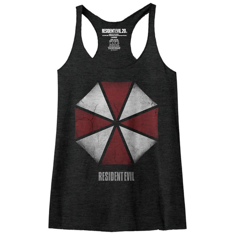 Resident Evil Umbrella Women's Raw Edge Racerback