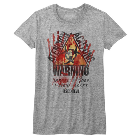 Resident Evil T-Virus Asset Juniors T-Shirt